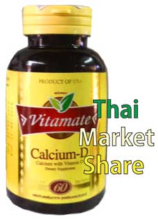 รูปภาพของ Vitamate Calcium-D 500mg. 60cap